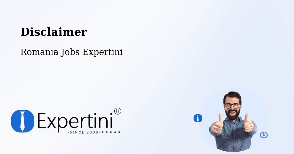 Disclaimer – Vătava - Romania Jobs Expertini